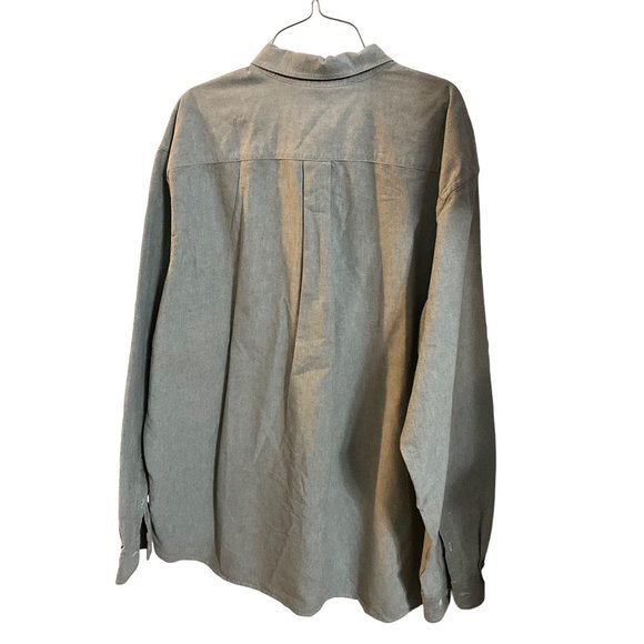 Eddie Bauer Gray XLT tall Men’s‎ Button Down - Picture 2 of 6